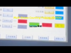 Máquina de embalagem automática de contagem de canudos multibebedores