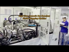 Máquina de embalagem sem costura de produtos em caixas de alta classe