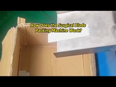Máquina de embalagem automática de lâmina cirúrgica