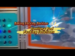 Máquina de embalagem de guardanapos sanitários grande ajustável Folha de algodão