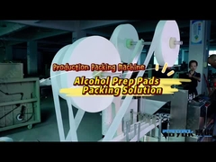 Máquina de embalagem automática 3KW das almofadas da máquina sem fôlego do cotonete do álcool