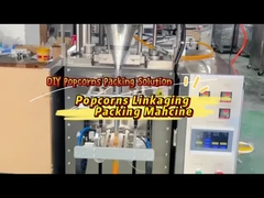 Máquina de embalagem VFFS de popcorn de bricolage embalagem em tandem