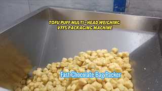 Linha de empacotamento congelada de alta qualidade do sopro VFFS do tofu com pesador de 14 cabeças