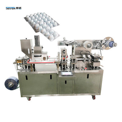 Qualidade  380V Thailand Alcohol Cotton Ball Blister Packing Machine Flat Plate Type Fábrica