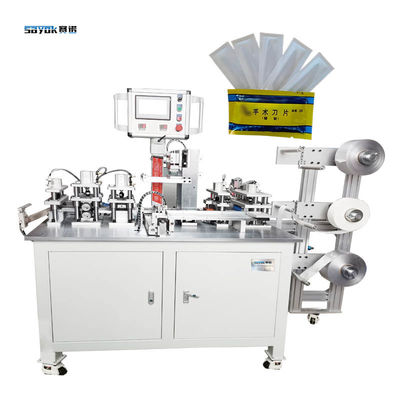 Good price 60 sacos/min Velocidade Máquina de embalagem de vedação lateral de lâmina cirúrgica para embalagens de filme de alumínio puro on-line