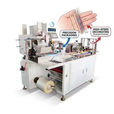 Bom preço Compact Design Automatic Saliva Tubes Counting Packing Machine To Link With The Capping Machine on-line