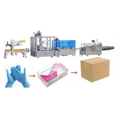 caixa de luvas multifuncional de encadernação automática do nitrilo da máquina 50Hz