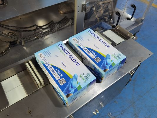 caixa de luvas multifuncional de encadernação automática do nitrilo da máquina 50Hz