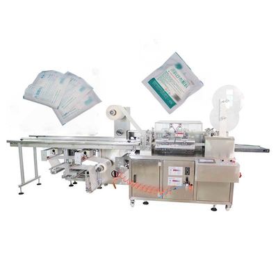 0.6 - máquina de embalagem Gauze Swab Packaging Machine da selagem do lado 0.8MPa