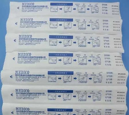 As multi pistas esticam os cotonetes Pharyngeal 14.5KW da máquina de empacotamento da película de embalagem
