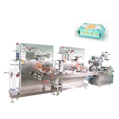 Linha de empacotamento automática bens molhados controlados conduzidos servo do ODM da máquina das limpezas
