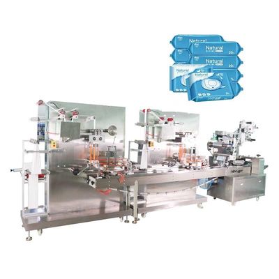 Linha de produção molhada de aço inoxidável 2.8KW da máquina da embalagem das limpezas