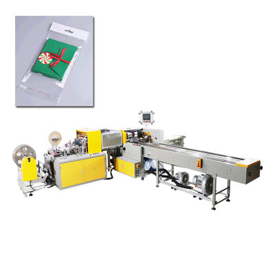 luva de embalagem do cartão do equipamento do saco automático do filme de CPP da máquina de ensaque 13kw