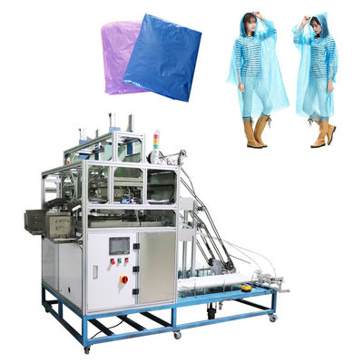 Dobradura intacto da máquina de empacotamento da dobradura da capa de chuva e máquina de empilhamento