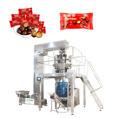 Saco automático Mellitus que pesa e vertical da máquina de enchimento 5.5KW