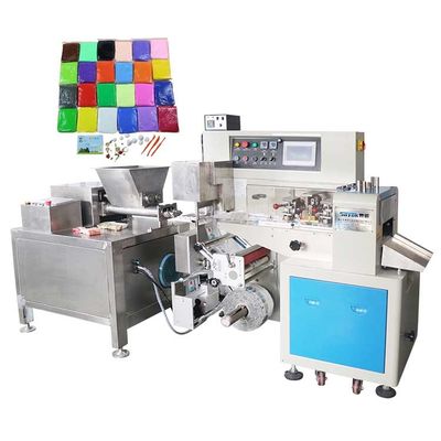 Linha de embalagem automática máquina da extrusora da máquina de empacotamento da massa de modelar