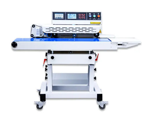 as luvas contínuas de embalagem automáticas do exame médico do saco de plástico da maquinaria 500w aquecem - a máquina de selagem