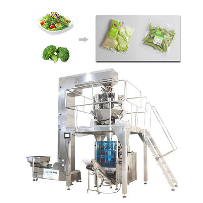 Maquinaria de empacotamento de selagem de enchimento vegetal da máquina de peso da salada da precisão alta
