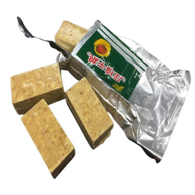 Máquina de embalagem lateral do selo do tela táctil 4 para 4 biscoitos comprimidos militares das pistas