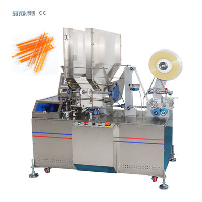 Straw Machine With bebendo automático de aço inoxidável 0.3m3/Min Air Consumption