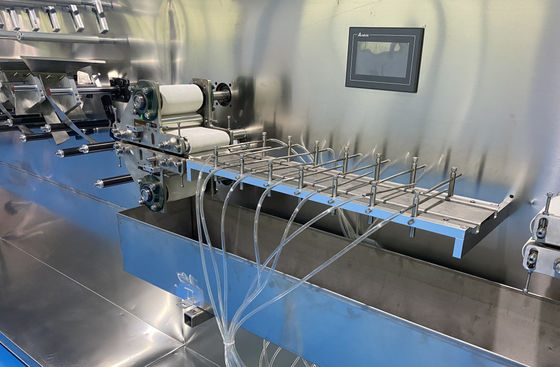 Máquina de Fabricação de Limpezas Molhadas de Bebê de Alta Velocidade 30-120 Pcs Sistema de Enchimento de Líquido de Controle de Dose