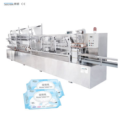 80-120pcs / Pack Limpeza molhada Máquina de fabricação Tipo acionado mecânico