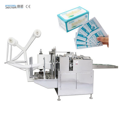 Máquina de desinfecção de alcohol swab para preparação de álcool Pad de produção de equipamento de embalagem 400pcs/min