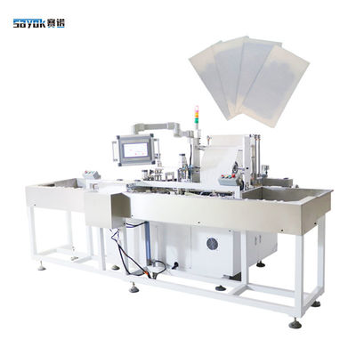 Máquina de embalagem de luvas cirúrgicas de 230-300 mm 28 sacos / min Automático de balanço dobrável