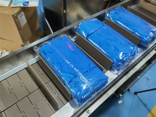 Máquina de embalagem de luvas totalmente automática para 100 PCs Caixa Cartão 50Hz 60Hz Frequência