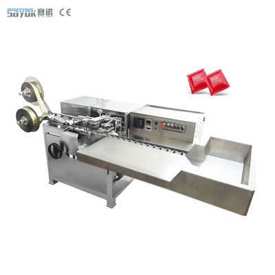 Máquina de embalagem automática de preservativos com lubrificante de alta produção
