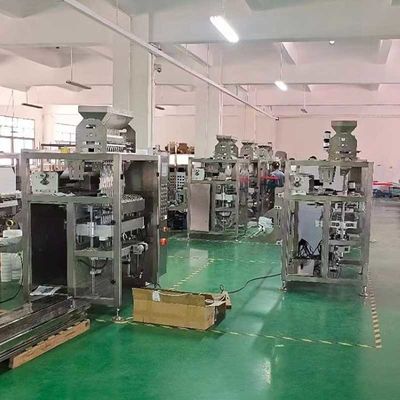 Plexiglass porta de segurança máquina de embalagem automática 10 linhas para 2-5g de chá verde em pó
