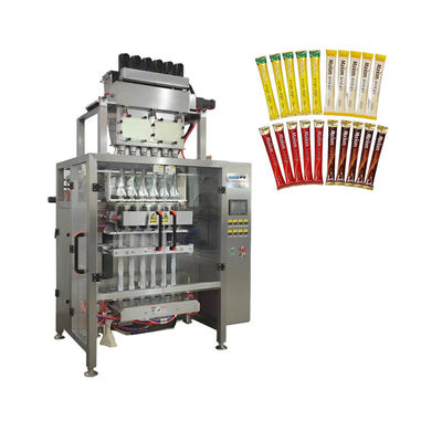 Máquina de embalagem de pó multi-linha de velocidade ajustável para embalagem versátil