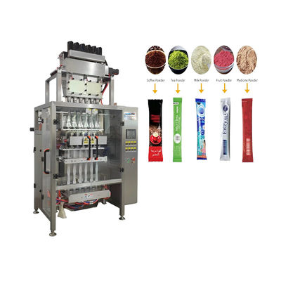 Máquina de embalagem automática de enchimento de pó de 220 V Máquina de embalagem inteligente multi-linha
