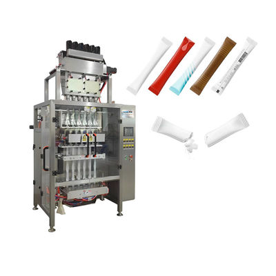 Máquina de enchimento automático de pó de várias linhas Máquina de embalagem de bastões de alta produtividade