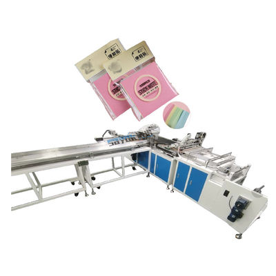 Máquina automática de embalagem de sacos pré-fabricada com opção de liberação e rotulagem de material em um passo