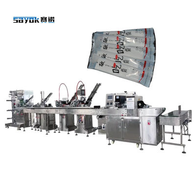 Máquina de embalagem automática para alimentação de guardanapos, pauzinhos, palillos de dentes, talheres e talheres com certificação CE
