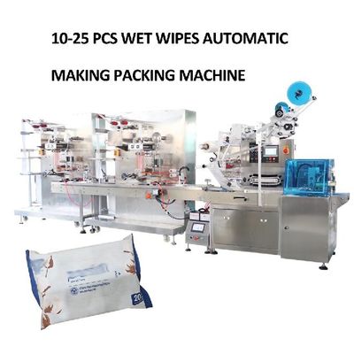 Servo Control Limpeza molhada Limpeza de limpeza Fabricação e Equipamento de embalagem Para Médio 10-25 PCs Pack