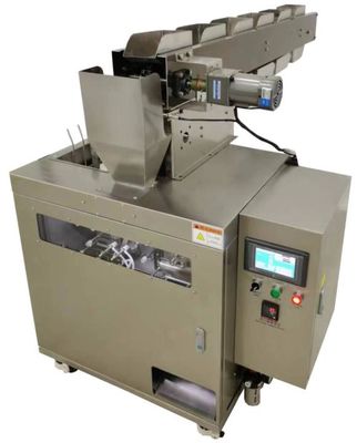 Máquina Automática de Embalagem de Sachês de Chá em Bolsas Pré-Fabricadas, Tipo Enchimento por Corrente de Baldes