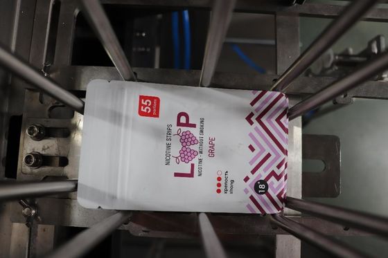 Máquina Automática de Embalagem de Sachês de Chá em Bolsas Pré-Fabricadas, Tipo Enchimento por Corrente de Baldes